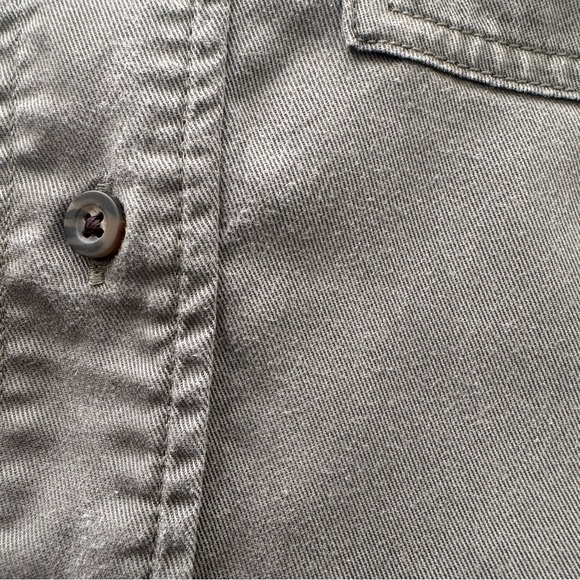 Member’s Mark Olive Green Tencel Cuffed Sleeve Buttoned Camp Shirt Size Large - Picture 7 of 9